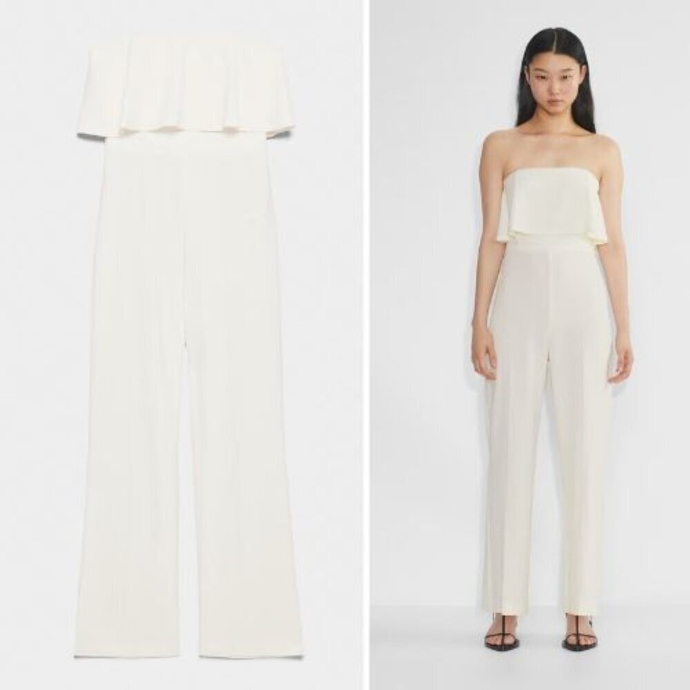 New! Aritzia Babaton Light Birch Commodity Jumpsuit Size 00 36091
